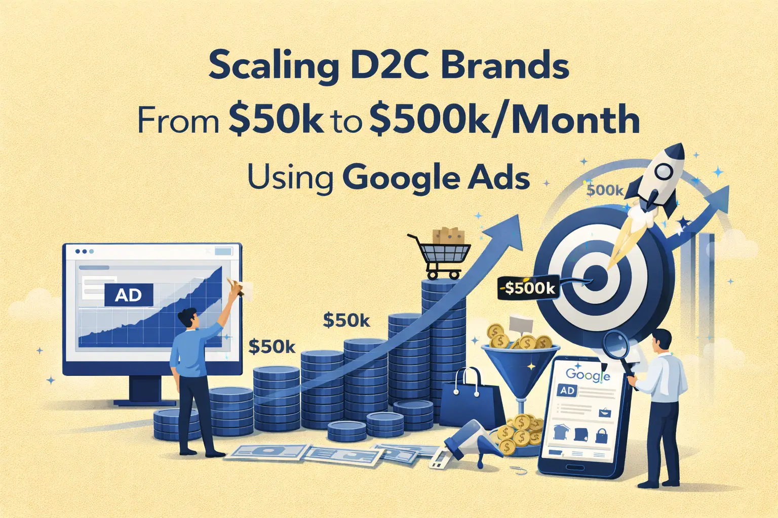 Scaling D2C Brands From $50k to $500k/Month