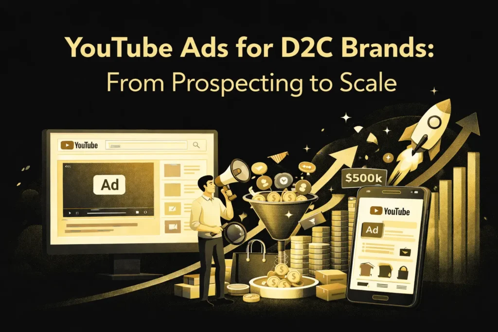 YouTube Ads for D2C Brands: From Prospecting to Scale