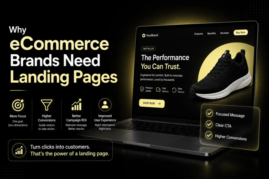 Why eCommerce Brands Need Landing Pages