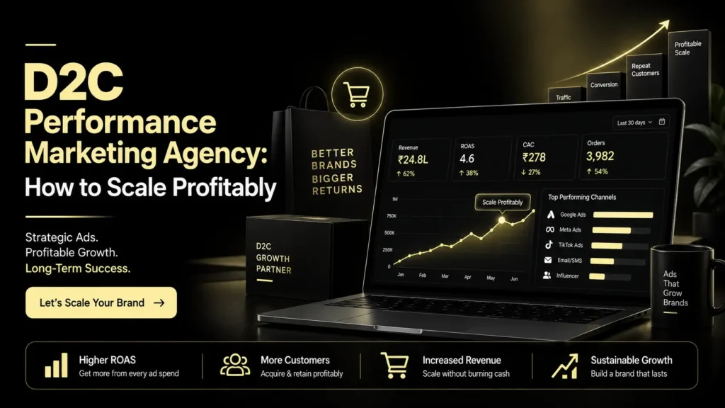 D2C performance marketing strategy for profitable brand growth