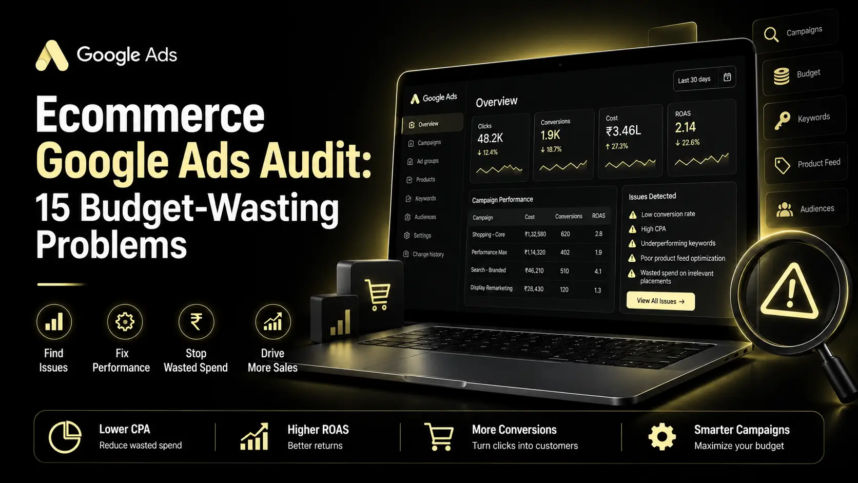 Google Ads Audit for Ecommerce campaigns